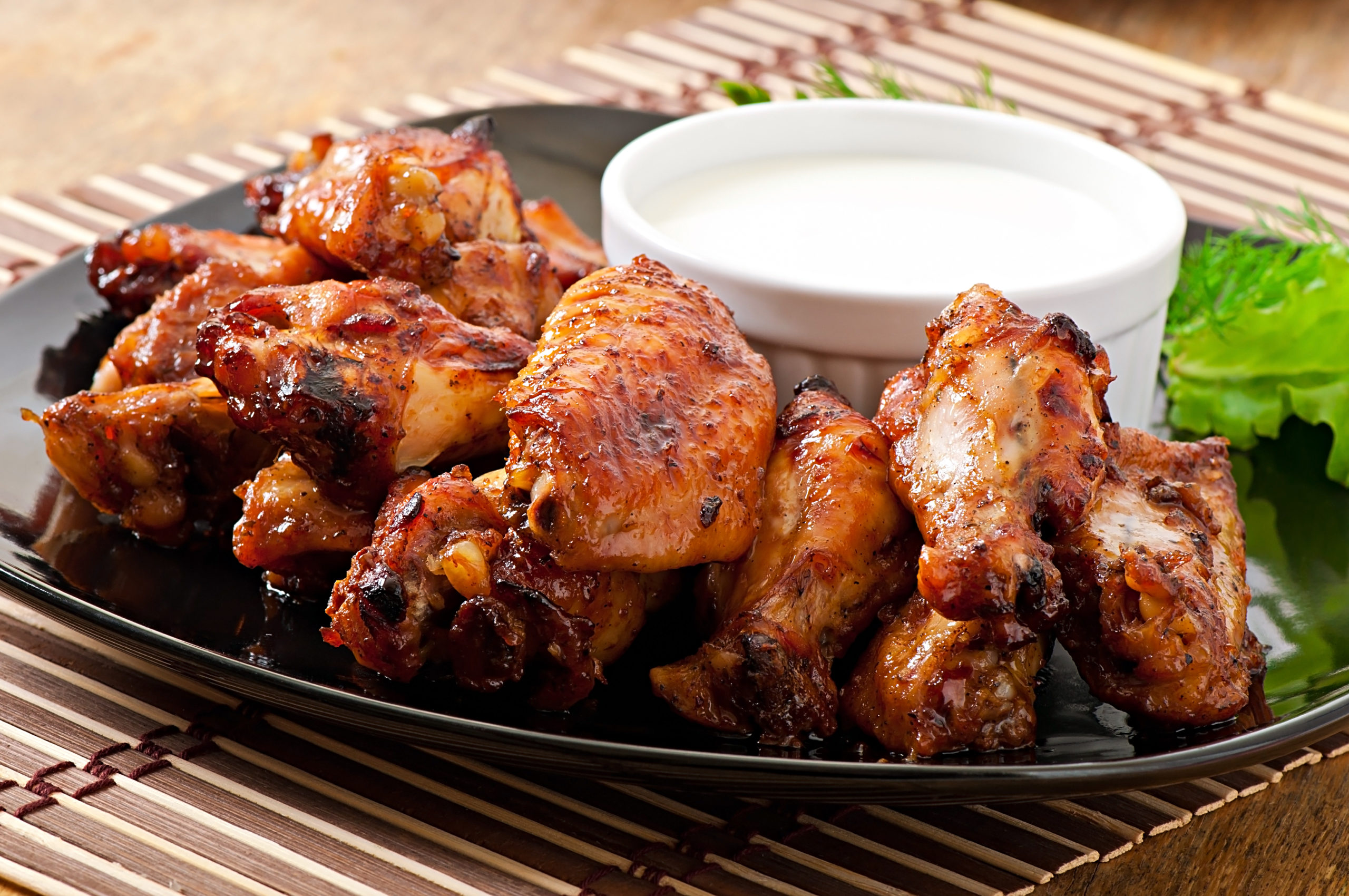 popuppicnic-icon1 Baked chicken wings.